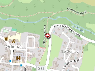 Carte de Zucca Catherine à Orliénas