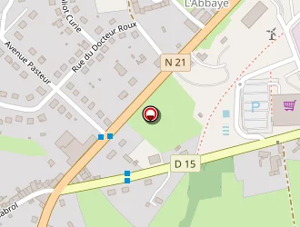 Carte de M.e.b. à Châlus