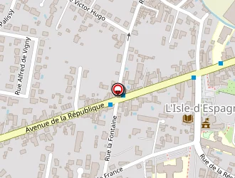 Carte de Diminu'tif à Isle-d'espagnac (l')