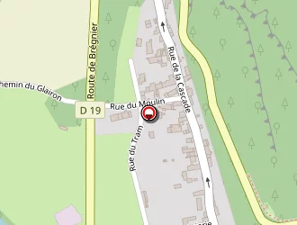 Carte de Hôtel Du Gland à Brégnier-cordon