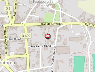 Carte de Terrain De Rugby à Montbron