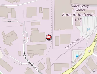 Carte de Actunet à Gond-pontouvre