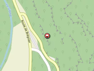 Carte de Cascade De Glandieu à Saint-benoît