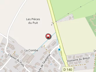 Carte de Camping Le Relax à Breuillet