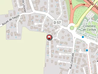 Carte de Cabinet Maron Ruffino à Corbas