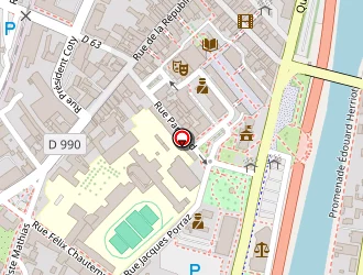 Carte de Générale De Services à Albertville