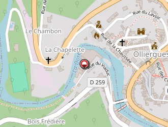 Carte de Pons Brigitte à Olliergues