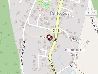 Carte de Cuiland à Panossas