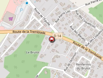 Carte de Alexandre Thoraux Paysagiste à Saujon