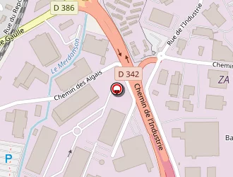 Carte de Chaudriconcept à Brignais