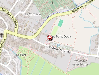 Carte de Clinique Hippocrate à Saujon