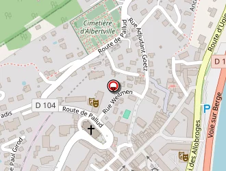 Carte de Adecco à Albertville