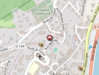 Carte de K Par K à Albertville