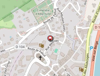 Carte de Teyssier Frédéric Cloé à Albertville