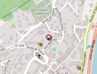 Carte de Epil Lory à Albertville