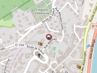 Carte de Book'in à Albertville