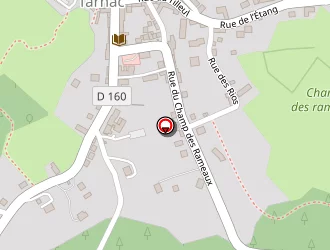 Carte de Salle Des Fetes à Tarnac