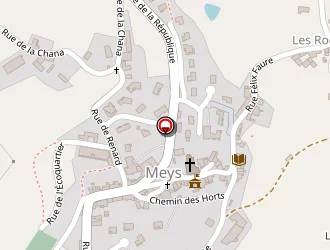 Carte de Les Moissons à Meys