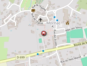 Carte de Allo Manu Services à Mornac