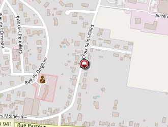 Carte de Eléphant Bleu à Jarnac