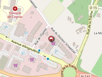 Carte de Holding Simon à Châteaubernard