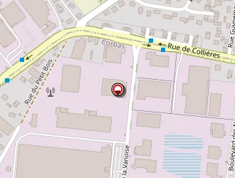 Carte de Roofmart Centre Est-lyon (roofmart Centre Est) à Corbas