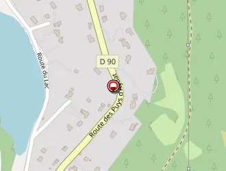 Carte de Site De Pêche à Aydat