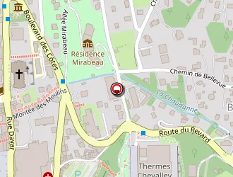 Carte de Aix'appartements à Aix-les-bains