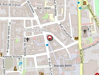 Carte de Krystal Coiffure à Aix-les-bains