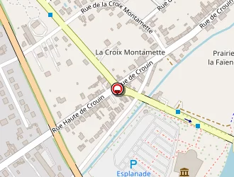 Carte de La Croix Montamette à Cognac