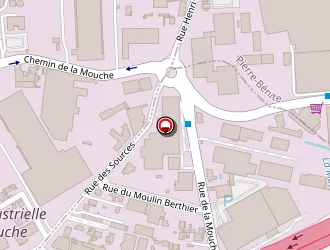 Carte de Fast Hôtel à Irigny