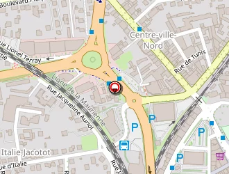 Carte de Garage Bichet (ste) à Aix-les-bains