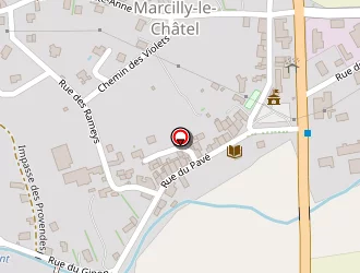 Carte de Terrain De Sport Boules à Marcilly-le-châtel