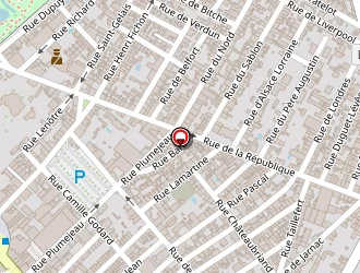 Carte de Hôtel La Résidence à Cognac