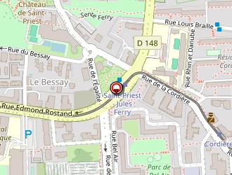 Carte de Secours Populaire à Saint-priest