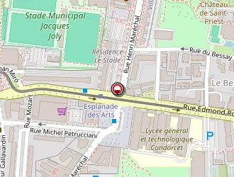 Carte de Audionova à Saint-priest