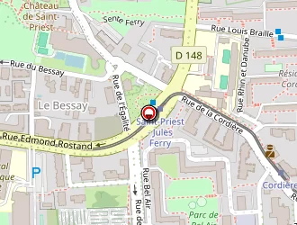 Carte de Maison Relais Le Cèdre à Saint-priest