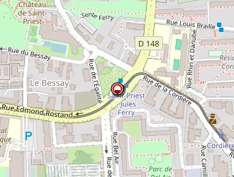 Carte de La Maison Sonore à Saint-priest