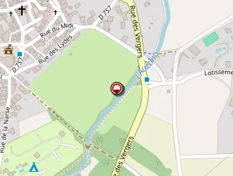 Carte de Tennis Du Pré Perrier à Orcet