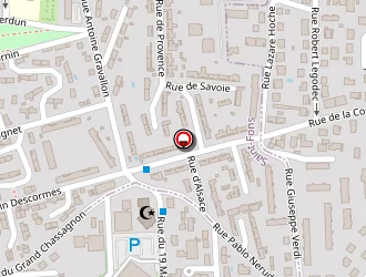 Carte de Rezopole à Vénissieux