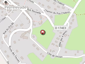 Carte de Deguillaume à Peyrelevade