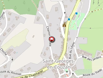 Carte de Stade Communal à Saint-georges-en-couzan