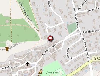 Carte de La Régordane à Roche-blanche (la)