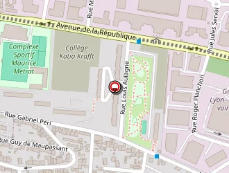 Carte de Groupe Scolaire Gabriel Péri à Vénissieux