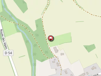 Carte de Thysa à Trept