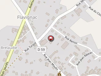 Carte de Moulin Emilie à Flavignac