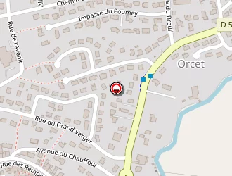 Carte de Taxi Lhoste à Orcet