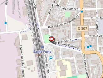 Carte de Pragaz à Saint-fons