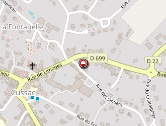 Carte de La Poste à Cussac