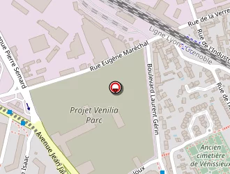 Carte de Gymnases à Vénissieux